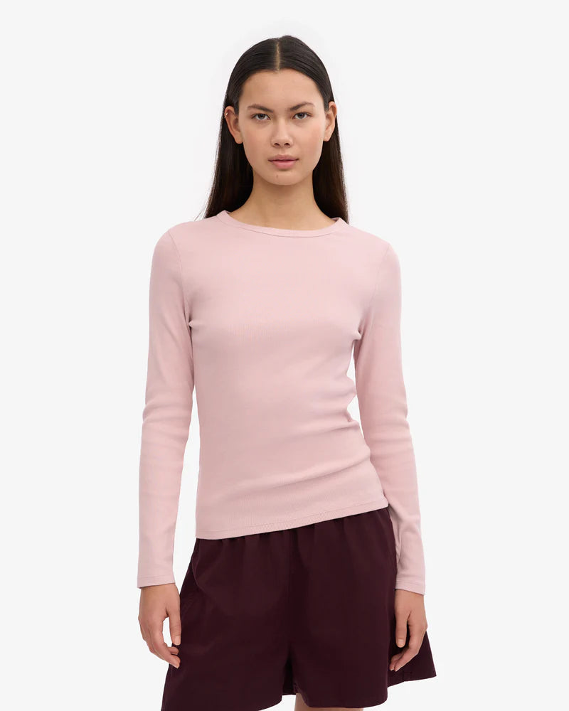 Women Organic Rib LS T-Shirt