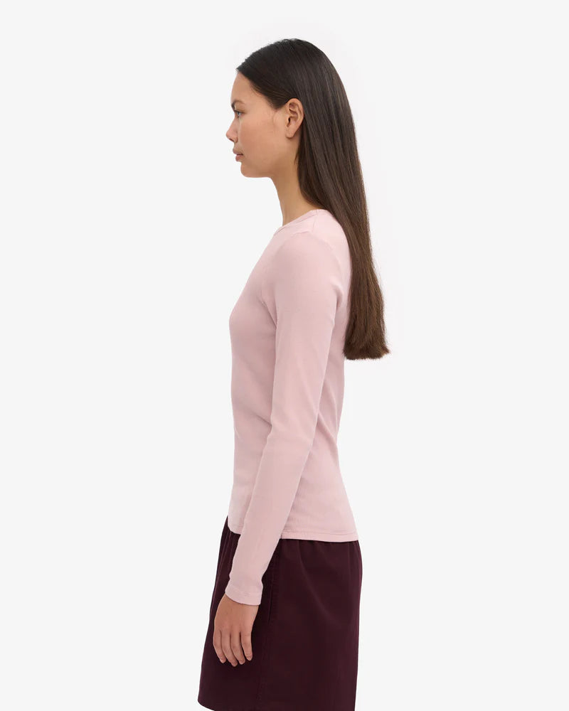 Women Organic Rib LS T-Shirt