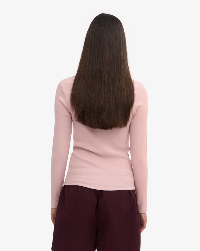 Women Organic Rib LS T-Shirt