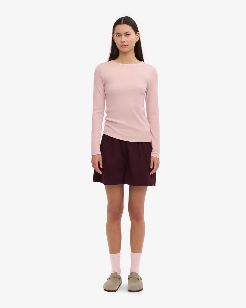 Women Organic Rib LS T-Shirt