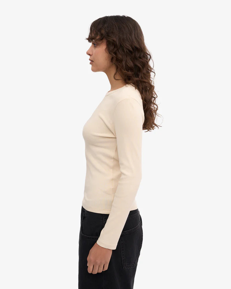Women Organic Rib LS T-Shirt
