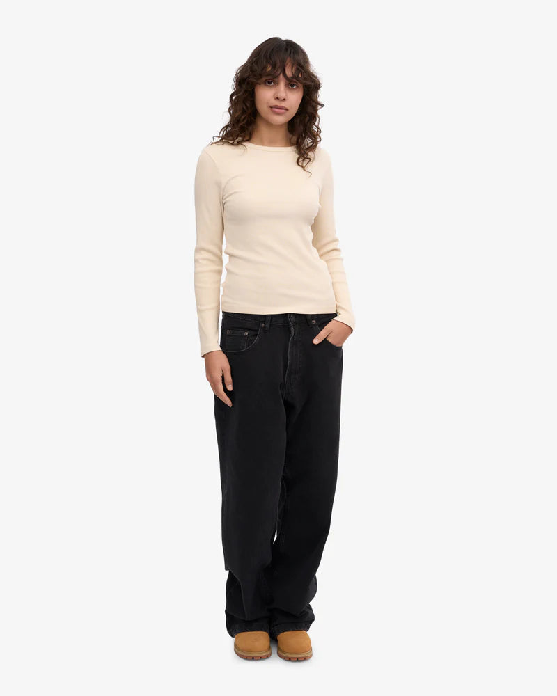 Women Organic Rib LS T-Shirt