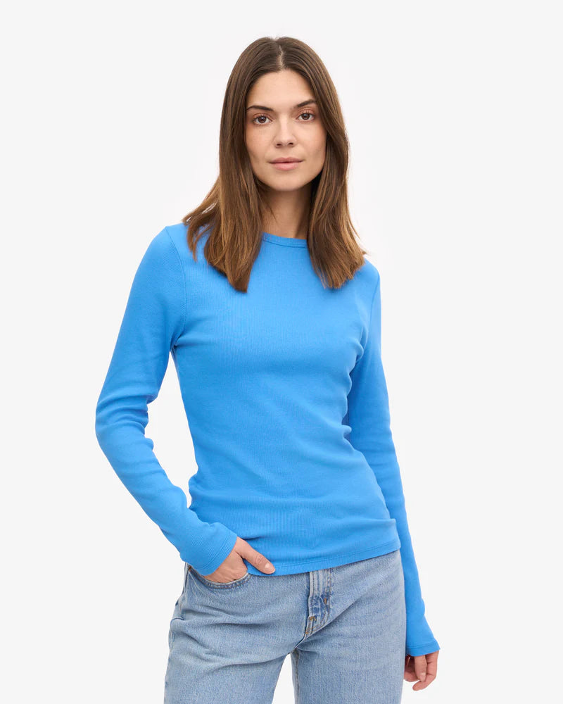 Women Organic Rib LS T-Shirt