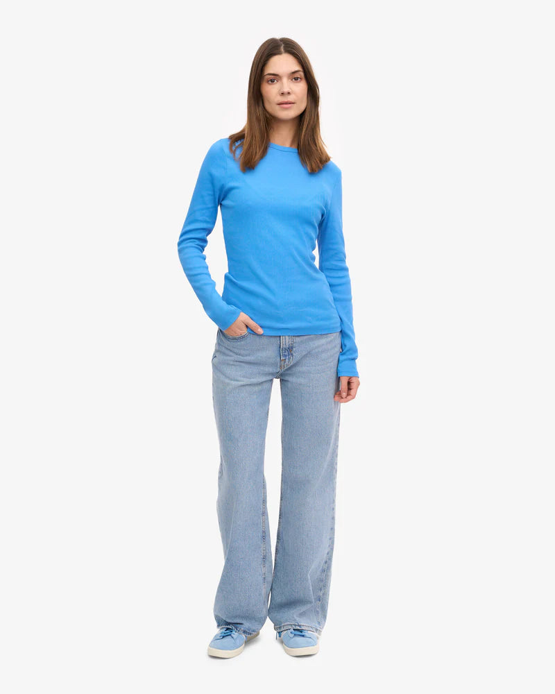 Women Organic Rib LS T-Shirt
