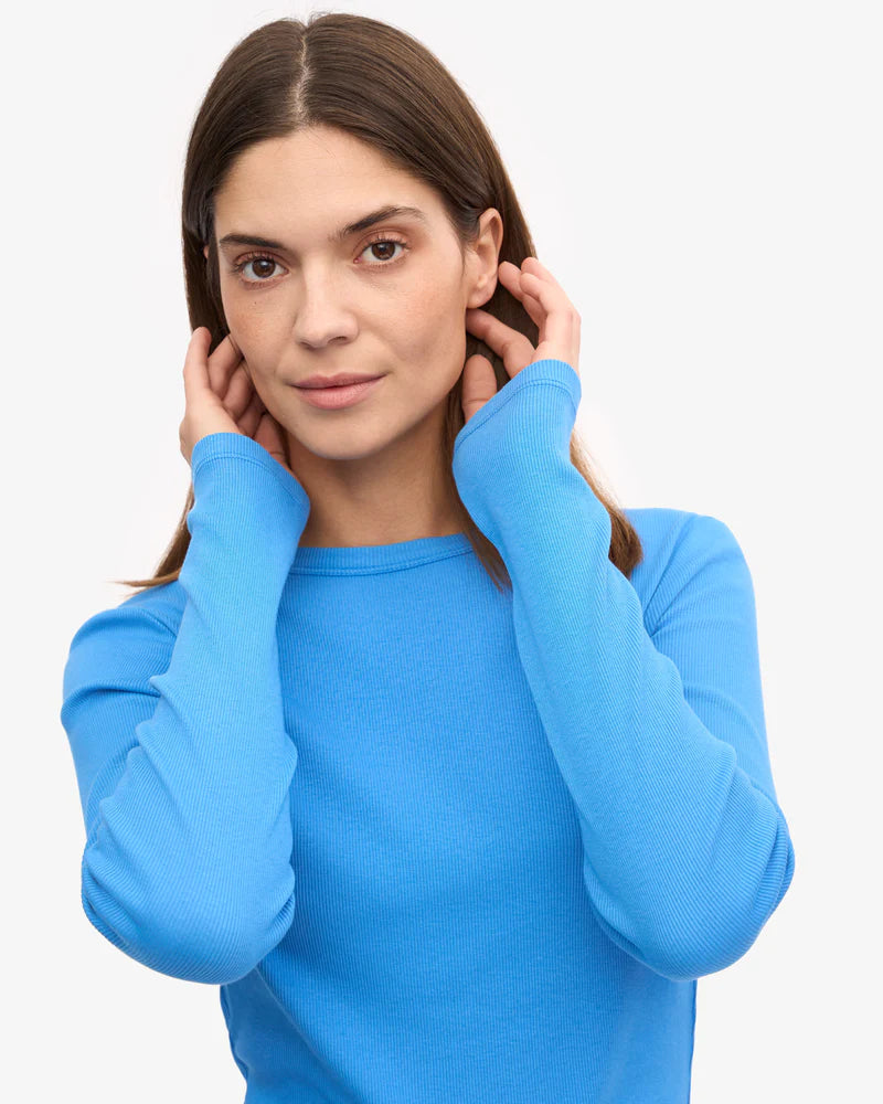 Women Organic Rib LS T-Shirt