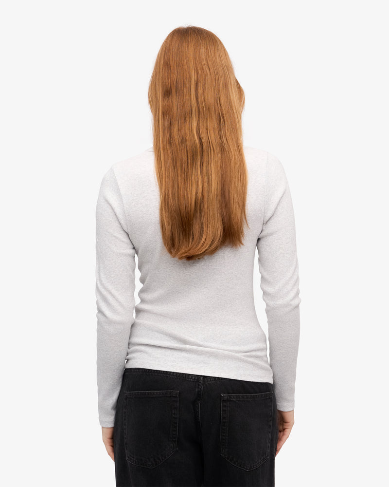 Women Organic Rib LS T-Shirt