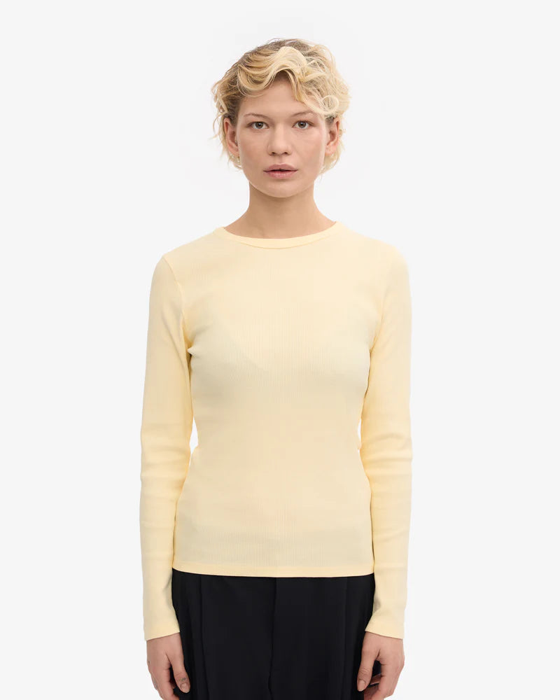Women Organic Rib LS T-Shirt
