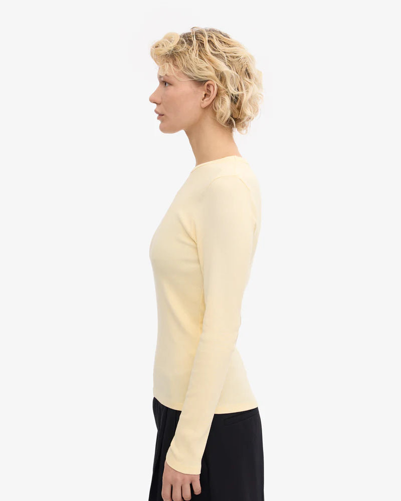 Women Organic Rib LS T-Shirt