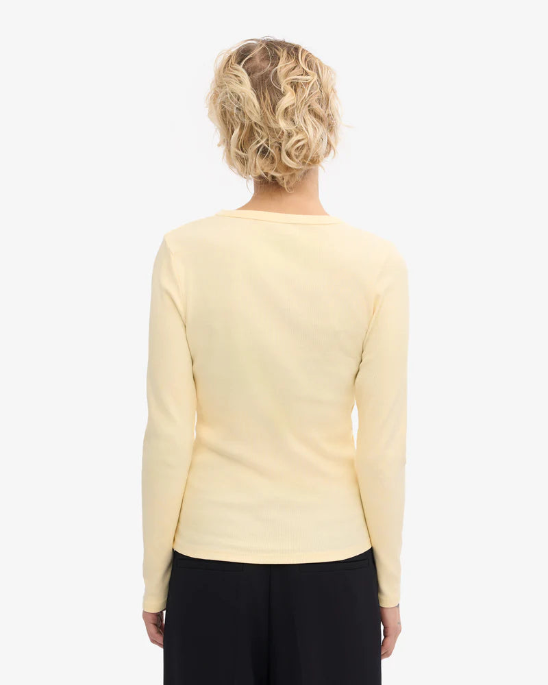 Women Organic Rib LS T-Shirt