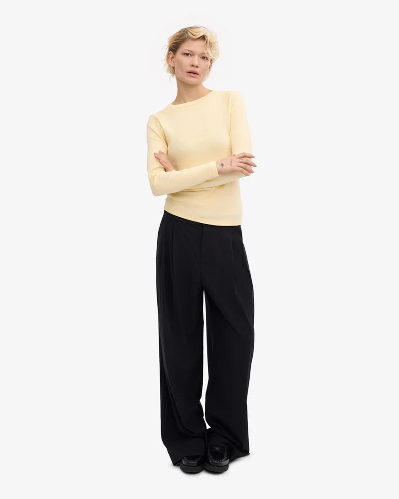 Women Organic Rib LS T-Shirt