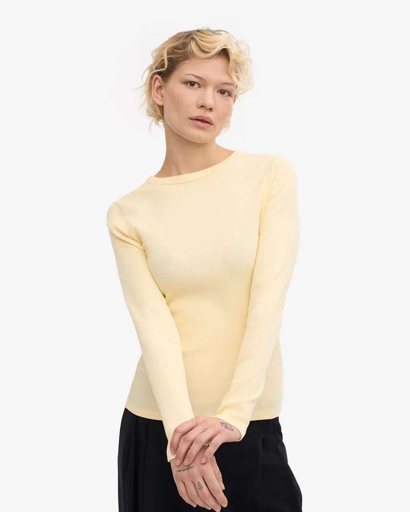 Women Organic Rib LS T-Shirt